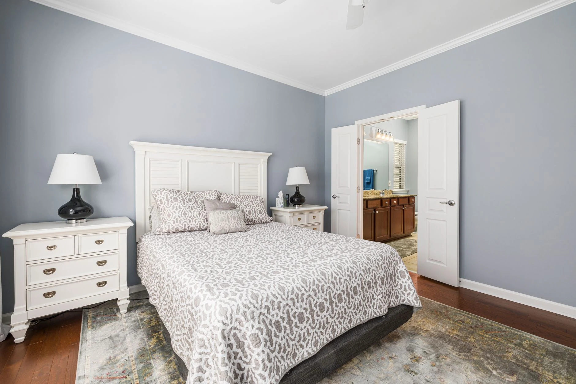 tidy and organized bedroom